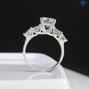 Nhẫn nữ đính full kim cương Moissanite sang trọng NNM0086