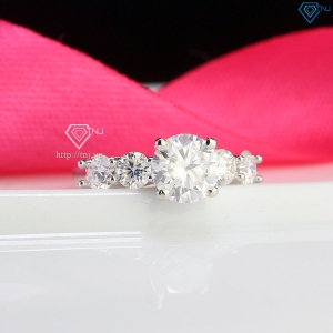 Nhẫn nữ đính full kim cương Moissanite sang trọng NNM0086