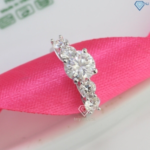 Nhẫn nữ đính full kim cương Moissanite sang trọng NNM0086
