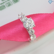 Nhẫn nữ đính full kim cương Moissanite sang trọng NNM0086