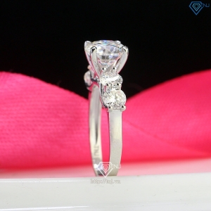 Nhẫn nữ đính full kim cương Moissanite sang trọng NNM0086