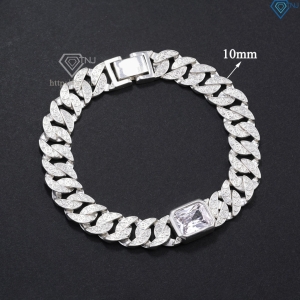 Lắc tay bạc nam phong thuỷ dạng kim tiền LTA0220- Trang Sức TNJ