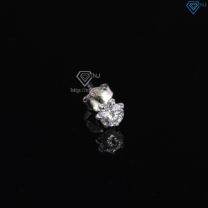 Bông tai nam móng rồng đính kim cương Moissanite 4mm B - Trang Sức TNJ