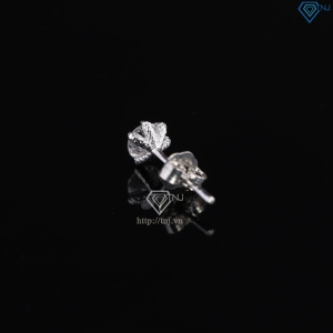 Bông tai nam móng rồng đính kim cương Moissanite 4mm B - Trang Sức TNJ