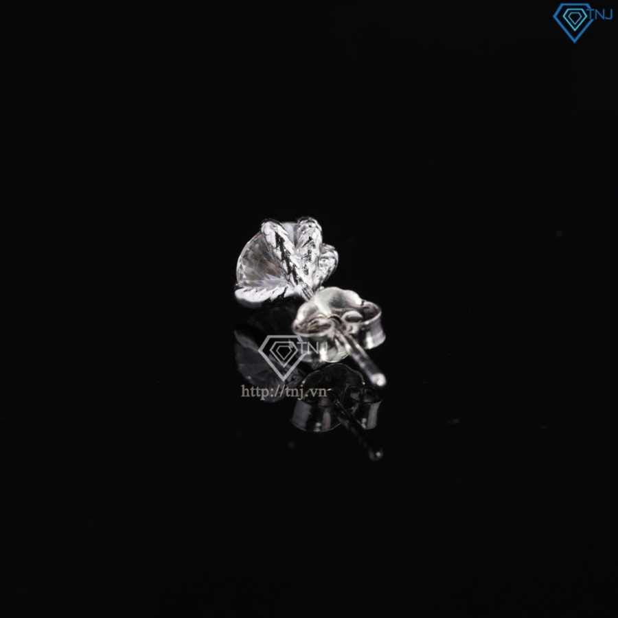 Bông tai nam móng rồng đính kim cương Moissanite 5mm B - Trang Sức TNJ