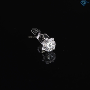 Bông tai nam móng rồng đính kim cương Moissanite 5mm B - Trang Sức TNJ
