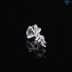 Bông tai nam móng rồng đính kim cương Moissanite 6mm BTAM0039