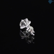 Bông tai nam móng rồng đính kim cương Moissanite 6mm BTAM0039