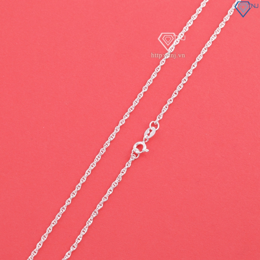 Dây chuyền bạc cho bé gái đẹp DTN0044