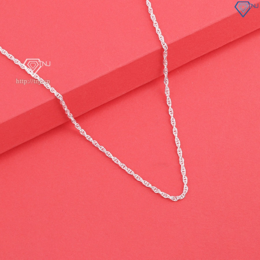 Dây chuyền bạc cho bé gái đẹp DTN0044