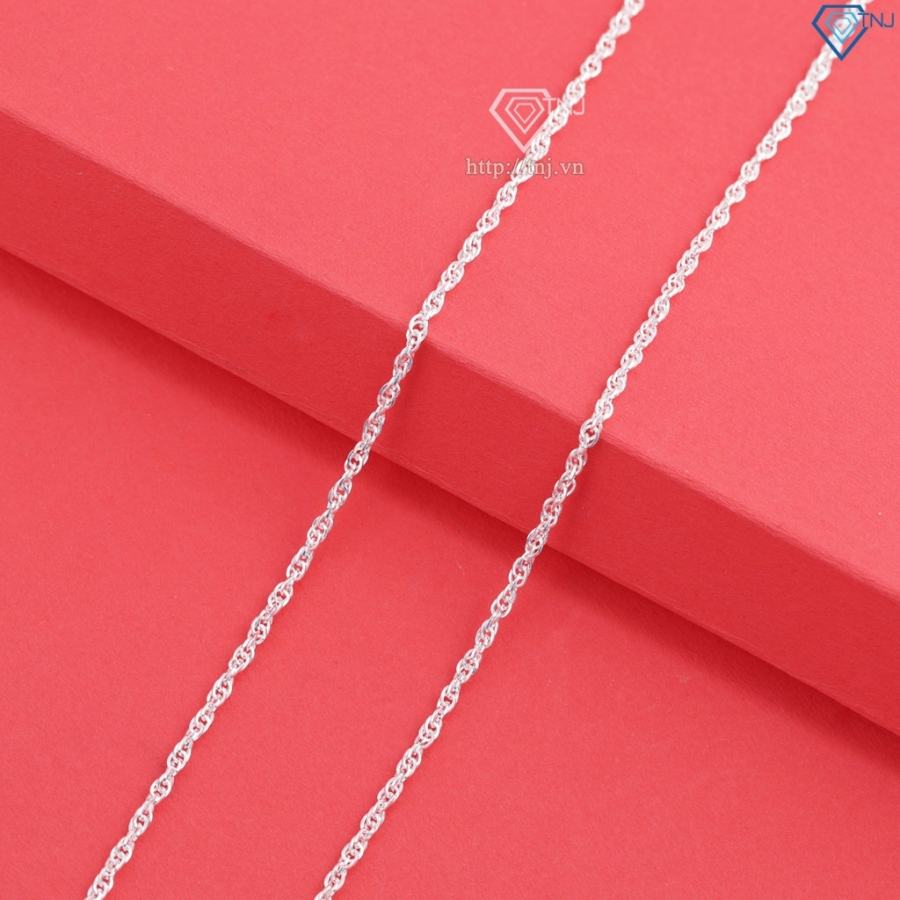 Dây chuyền bạc cho bé gái đẹp DTN0044