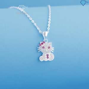 Dây chuyền bạc cho bé hình Hello Kitty DTN0046 - Trang Sức TNJ