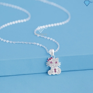 Dây chuyền bạc cho bé hình Hello Kitty DTN0046 - Trang Sức TNJ