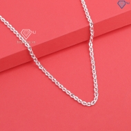 Dây chuyền bạc cho bé gái mắt xích cách điệu DTN0047