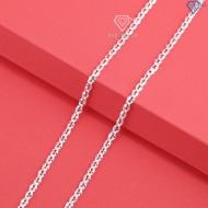 Dây chuyền bạc cho bé gái mắt xích cách điệu DTN0047