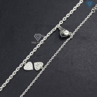 Quà 20 10 cho người yêu vòng tay cặp bạc chữ cái LTD0047