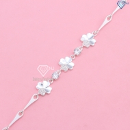 Quà 20 10 cho người yêu lắc bạc tay nữ cỏ bốn lá đẹp LTN0427