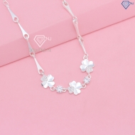 Quà 20 10 cho người yêu lắc bạc tay nữ cỏ bốn lá đẹp LTN0427