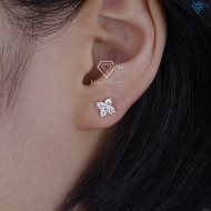 Khuyên tai vành cho nữ đính đá BTN0211 - Trang Sức TNJ Khuyên tai vành cho nữ đính đá BTN0211 - Trang Sức TNJ