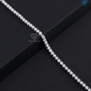 Lắc tay bạc nữ tennis đính full Moissanite 3.0mm LTNM0023