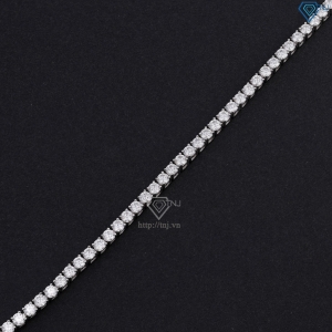 Lắc tay bạc nữ tennis đính full Moissanite 3.0mm LTNM0023