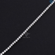 Lắc tay bạc nữ tennis đính full Moissanite 3.0mm LTNM0023