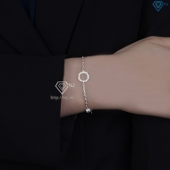 Lắc tay bạc nữ huyền thoại biển xanh giá rẻ LTN0369 Lắc tay bạc nữ huyền thoại biển xanh giá rẻ LTN0369