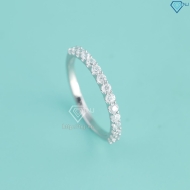Nhẫn bạc nữ giá rẻ xi kim đính đá NNXK0462
