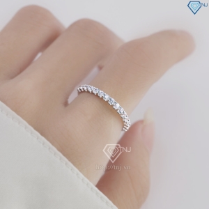 Nhẫn bạc nữ giá rẻ xi kim đính đá NNXK0462