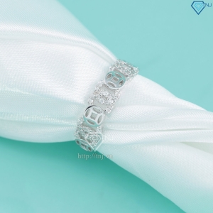 Nhẫn bạc nữ kim tiền xi kim đính đá NNXK0465