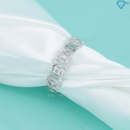 Nhẫn bạc nữ kim tiền xi kim đính đá NNXK0465