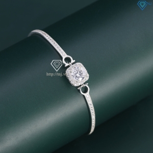 Lắc tay nữ mặt vuông đính đá đẹp LTN0435