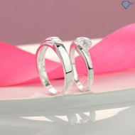 Nhẫn đôi bạc nhẫn cặp bạc đẹp ND0048 - Trang sức TNJ