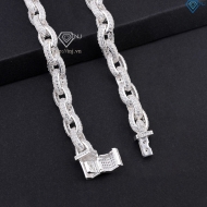 Lắc tay nam mắt xích cao cấp đính full đá đẹp LTA0207 Lắc tay nam mắt xích cao cấp đính full đá đẹp LTA0207