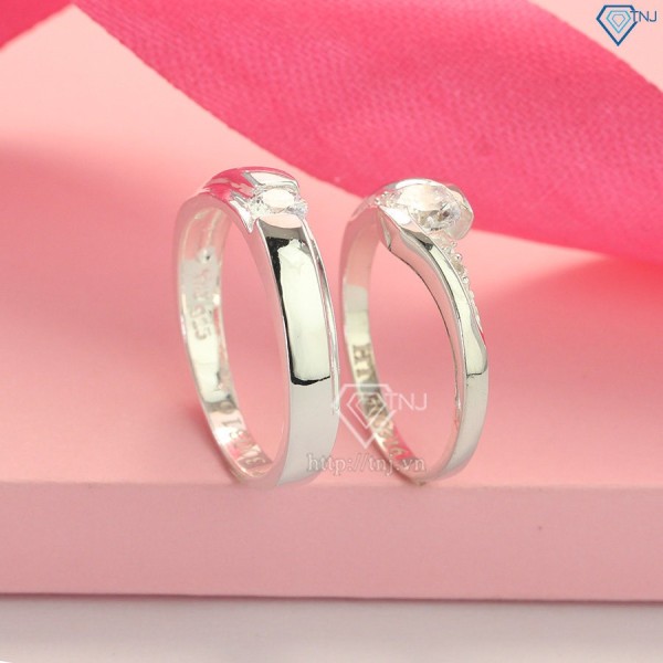 Nhẫn đôi bạc nhẫn cặp bạc đẹp ND0048 - Trang sức TNJ
