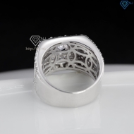 Nhẫn nam đẹp đính kim cương nhân tạo Moissanite 6.0mm - Kiểm định GRA