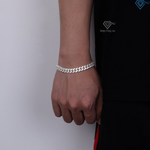 Lắc tay nam Cuban mắt xích bản nhỏ 8mm LTA0221 - Trang Sức TNJ Lắc tay nam Cuban mắt xích bản nhỏ 8mm LTA0221 - Trang Sức TNJ