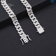 Lắc tay nam Cuban mắt xích bản nhỏ 8mm LTA0221 - Trang Sức TNJ Lắc tay nam Cuban mắt xích bản nhỏ 8mm LTA0221 - Trang Sức TNJ