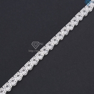 Lắc tay Tennis bạc cho nam đính đá 8mm LTA0225 - Trang Sức TNJ