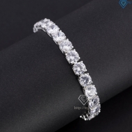 Lắc tay Tennis bạc cho nam đính đá 8mm LTA0225 - Trang Sức TNJ