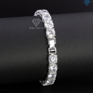 Lắc tay Tennis bạc cho nam đính đá 8mm LTA0225 - Trang Sức TNJ Lắc tay Tennis bạc cho nam đính đá 8mm LTA0225 - Trang Sức TNJ