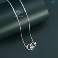Dây chuyền bạc nữ mặt trăng sao đính đá pha lê Aurona DCN0795 Dây chuyền bạc nữ mặt trăng sao đính đá pha lê Aurona DCN0795