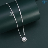 Dây chuyền bạc nữ mặt bông hoa đính đá DCN0797 - Trang sức TNJ Dây chuyền bạc nữ mặt bông hoa đính đá DCN0797 - Trang sức TNJ
