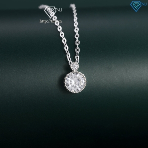 Dây chuyền bạc nữ đơn giản đính đá DCN0798 - Trang sức TNJ Dây chuyền bạc nữ đơn giản đính đá DCN0798 - Trang sức TNJ