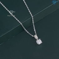 Dây chuyền bạc nữ đơn giản đính đá DCN0800- Trang sức TNJ Dây chuyền bạc nữ đơn giản đính đá DCN0800- Trang sức TNJ