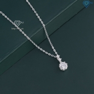 Dây chuyền bạc nữ 925 đơn giản đính đá DCN0801 - Trang sức TNJ Dây chuyền bạc nữ 925 đơn giản đính đá DCN0801 - Trang sức TNJ