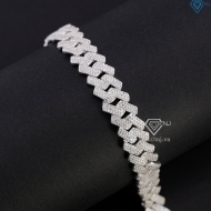 Lắc tay nam Cuban mắt xích đính đá bản 12mm LTA0226 - Trang Sức TNJ Lắc tay nam Cuban mắt xích đính đá bản 12mm LTA0226 - Trang Sức TNJ