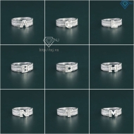 Nhẫn bạc nữ 925 chữ cái theo yêu cầu đính đá NN0515 - Trang Sức TNJ Nhẫn bạc nữ 925 chữ cái theo yêu cầu đính đá NN0515 - Trang Sức TNJ
