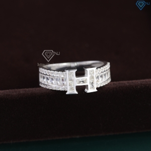 Nhẫn bạc nữ 925 chữ cái theo yêu cầu đính đá NN0515 - Trang Sức TNJ Nhẫn bạc nữ 925 chữ cái theo yêu cầu đính đá NN0515 - Trang Sức TNJ