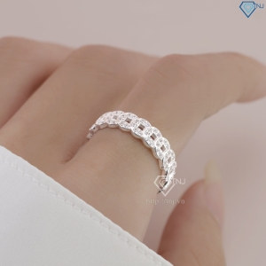 Nhẫn bạc nữ kim tiền đính đá đẹp NN0522 - Trang Sức TNJ